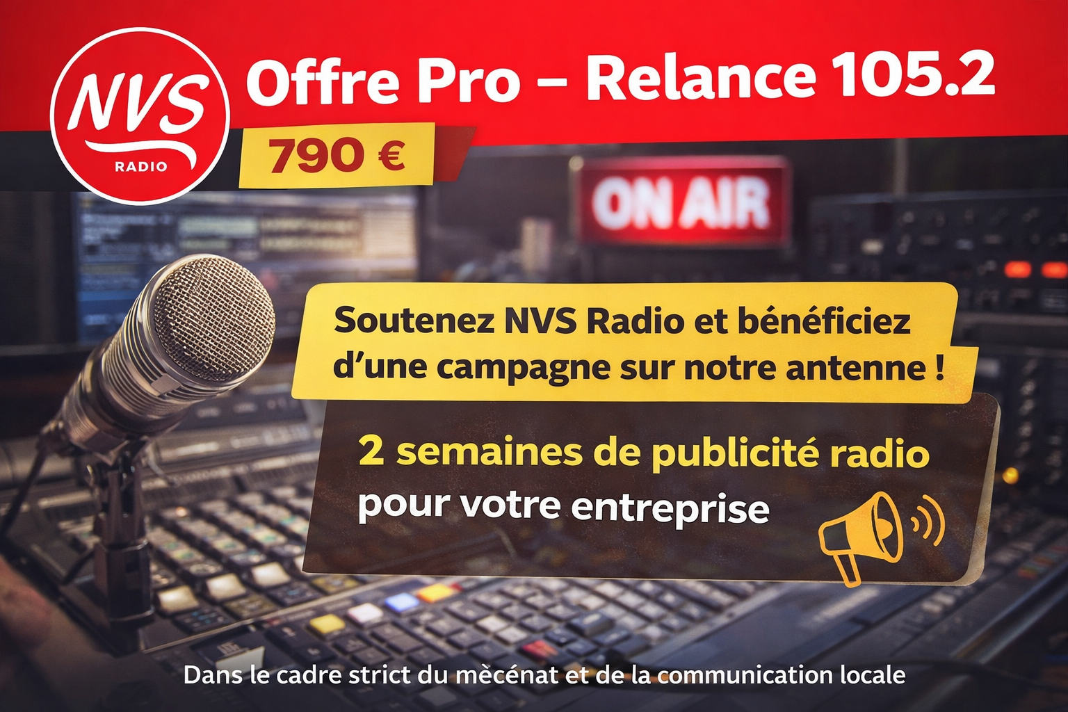 Sauvons le 105.2 FM Aidez NVS Radio à remplacer son émetteur