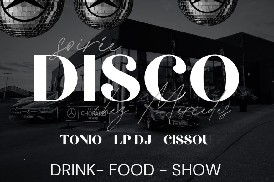 La Gueulante enflamme Nevers : Soirée Disco chic chez Mercedes – Groupe Chopard