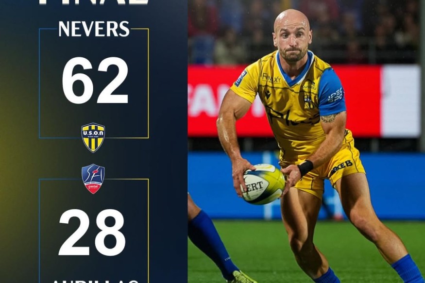 USON Nevers Rugby : un festival offensif monumental face à Aurillac !